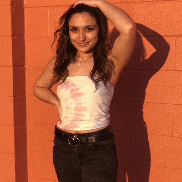 AMERICAN EAGLE STRAPLESS CROP TOP - Picture 1 of 5